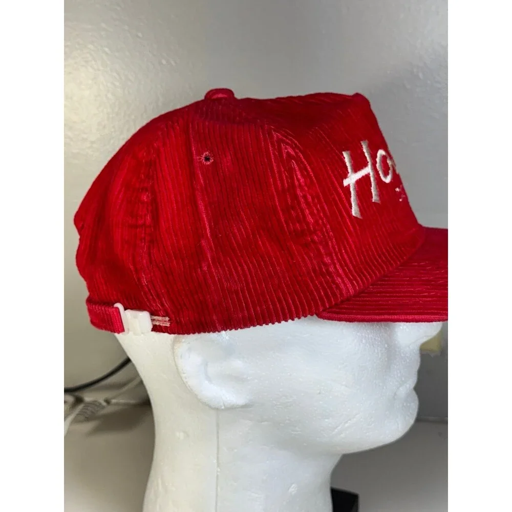 Vintage 90s Sports Specialties Houston Cougars Corduroy‎ SnapBack Hat Script Cap